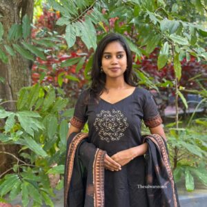 kavya silk cotton anarkali